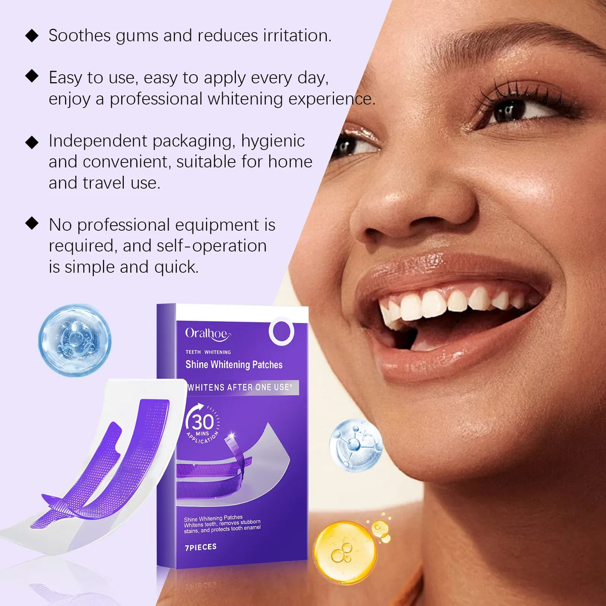 Advanced Purple Teeth Whitening Strips
